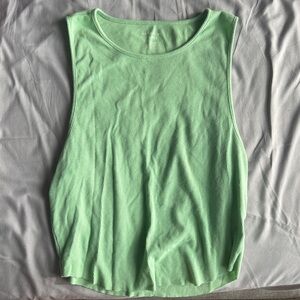 American Eagle Outfitters Mint Green Muscle Tee
